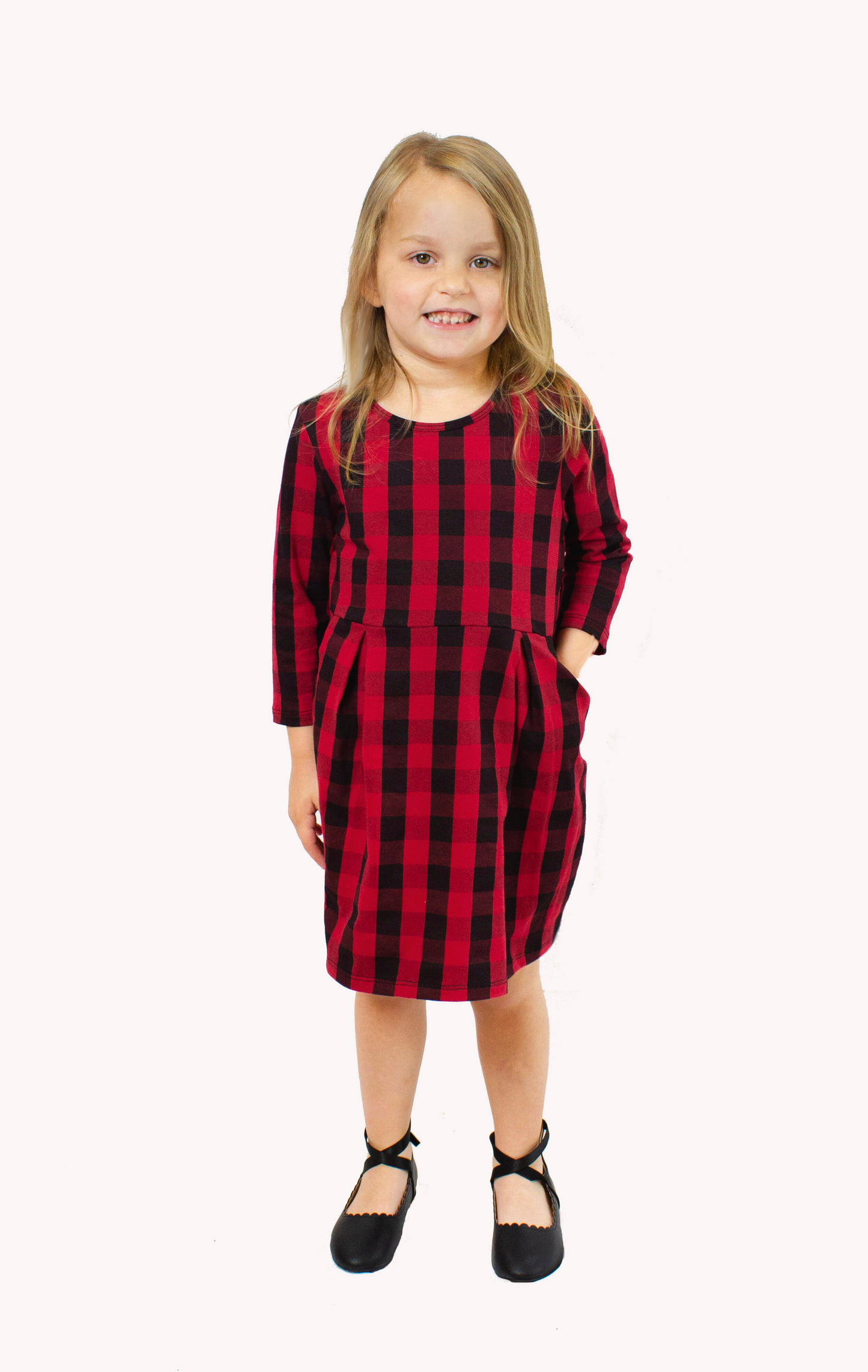 Sage Dress in Buffalo Plaid