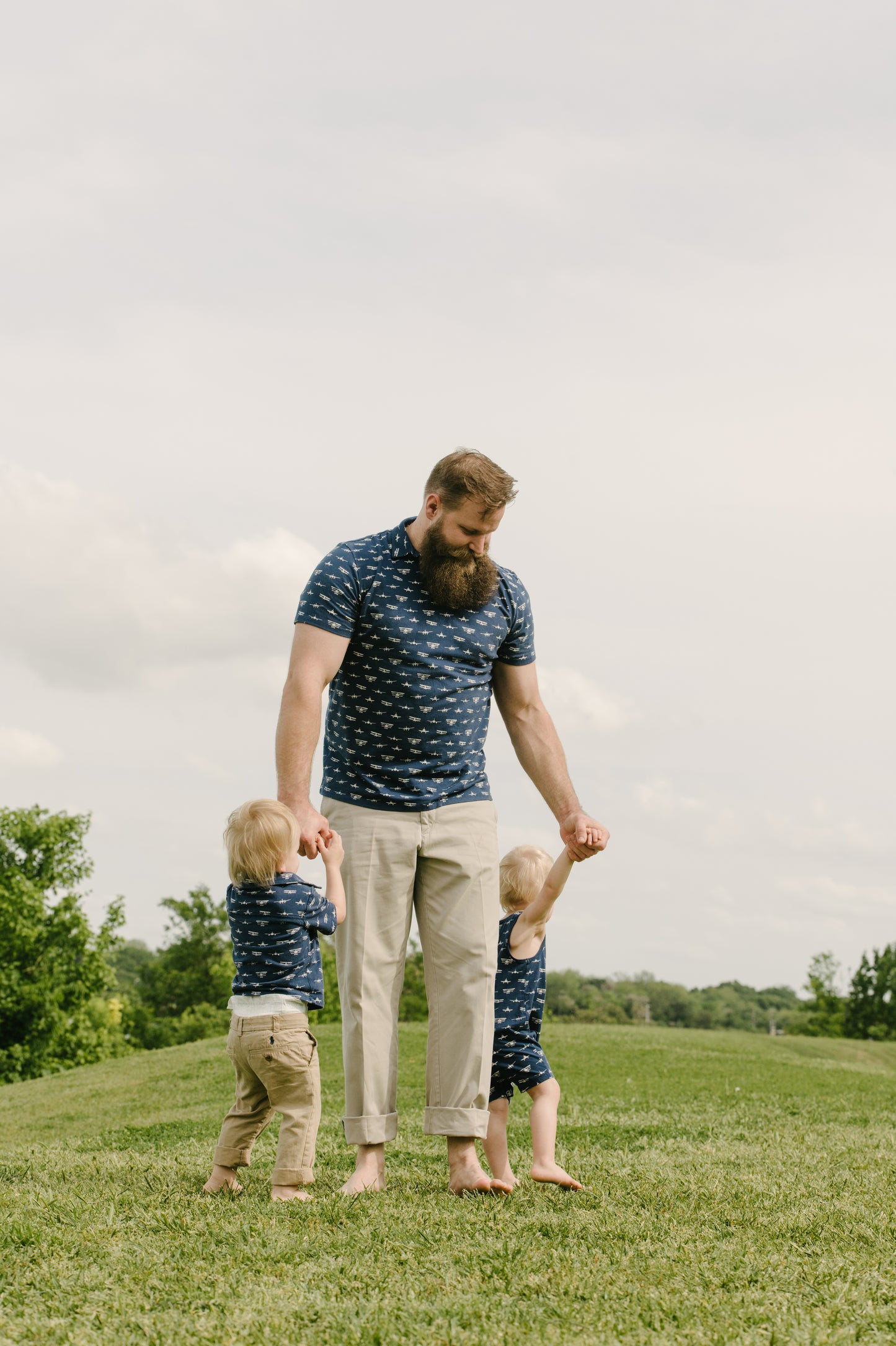 Brennan Men's Polo, Airplane