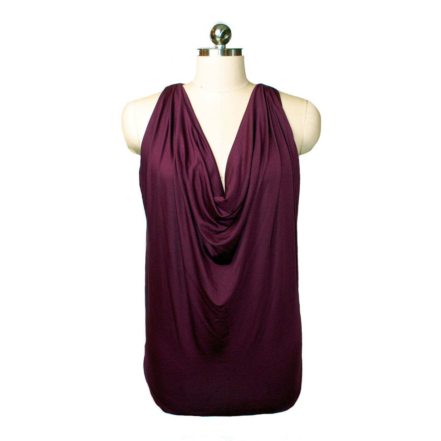 Jade Top, Burgundy
