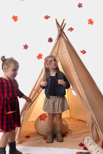 Girl's Skirt in Buffalo Plaid