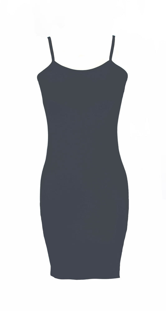 Gemma Dress in Charcoal