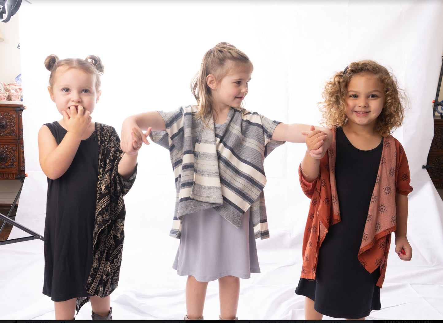 Emma Dress, Light Gray