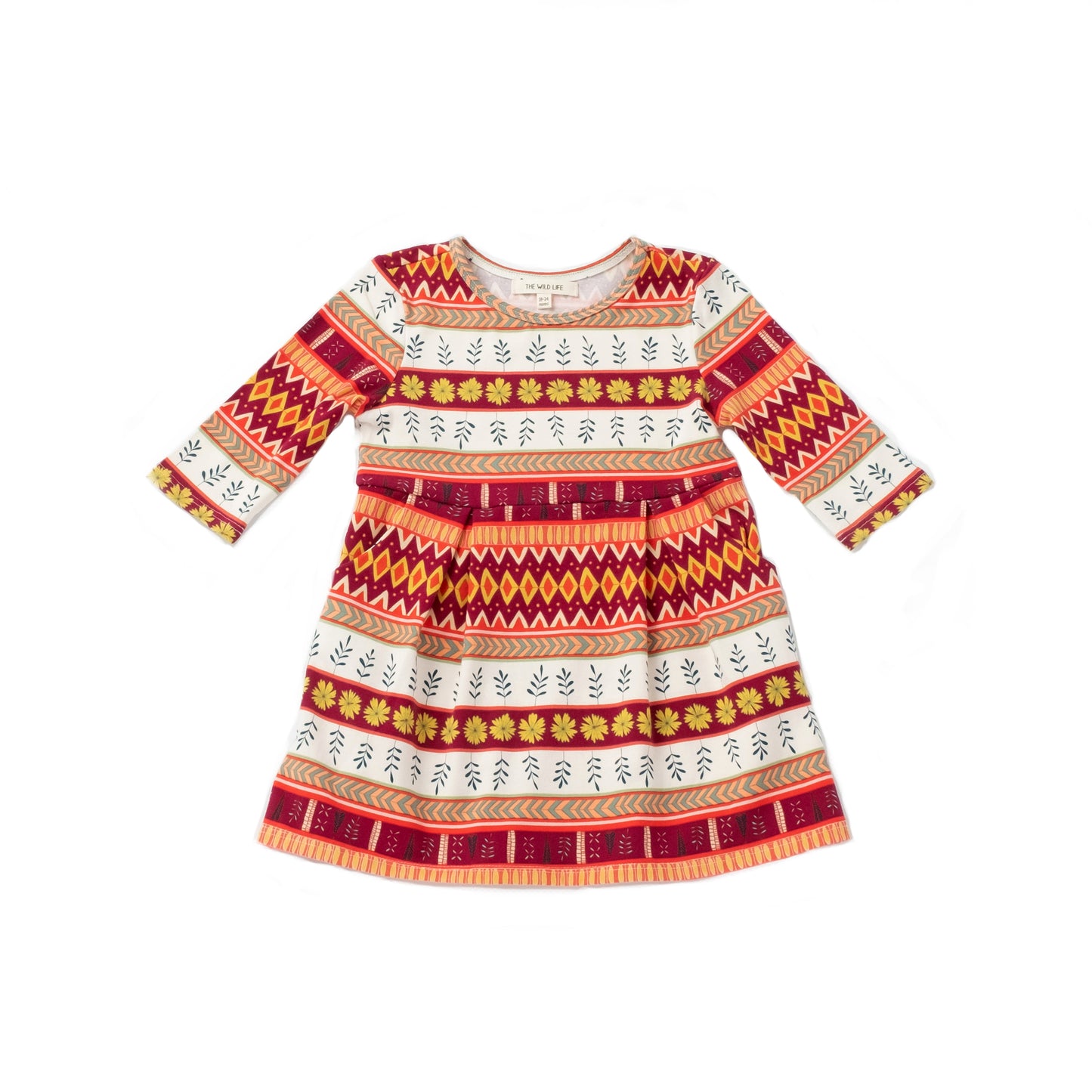 Sage Dress in Burgundy Boho