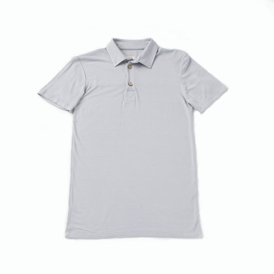 Brennan Men's Polo, Light Gray