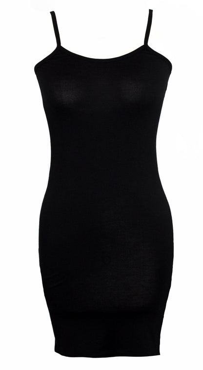 Gemma Slip Dress, Black